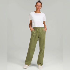 LULULEMON HIGH-RISE LOUNGEFUL STRAIGHT LEG PANT - BRONZE GREEN